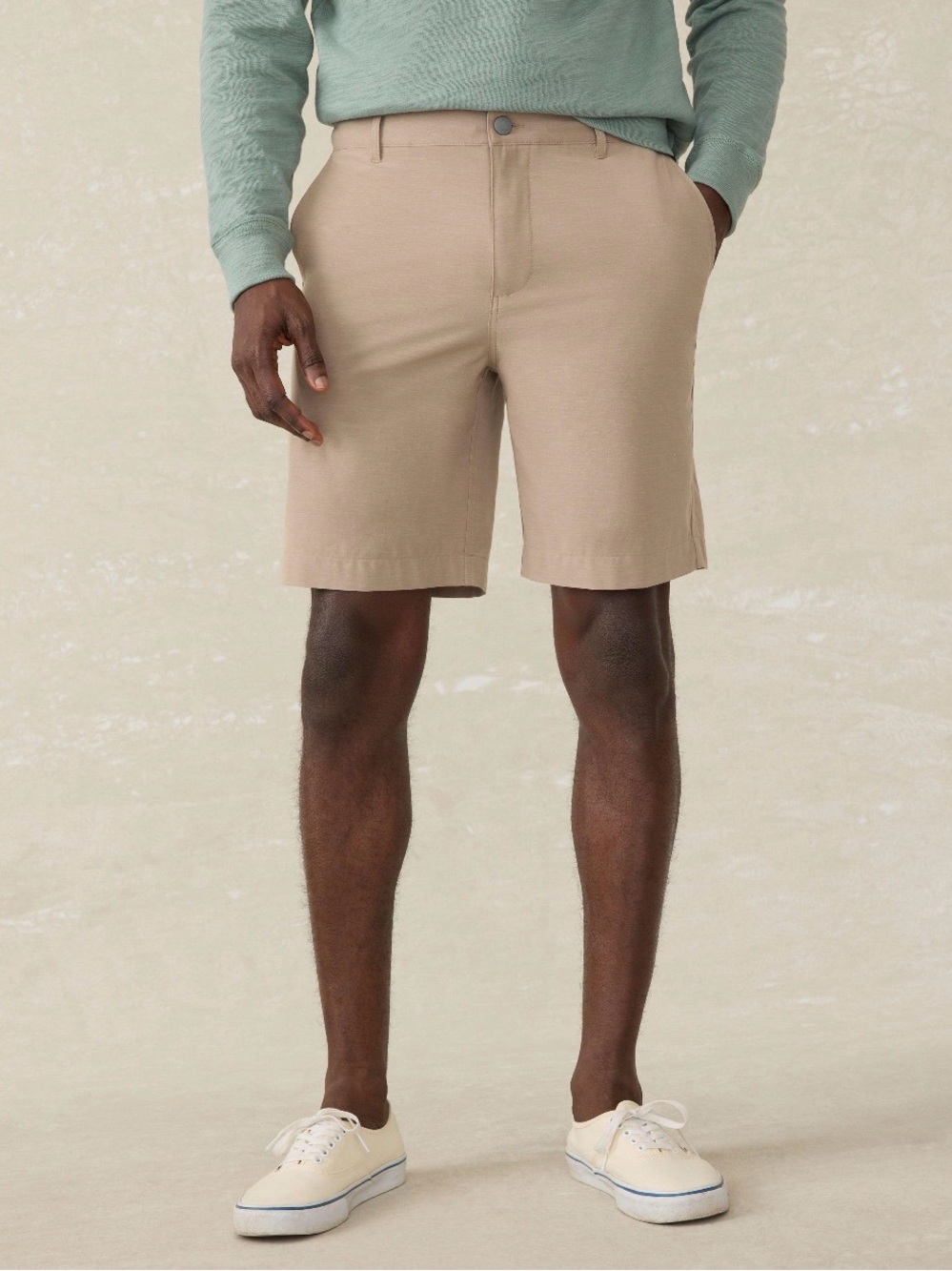 Faherty Men's All Day Hybrid Shorts - Tan